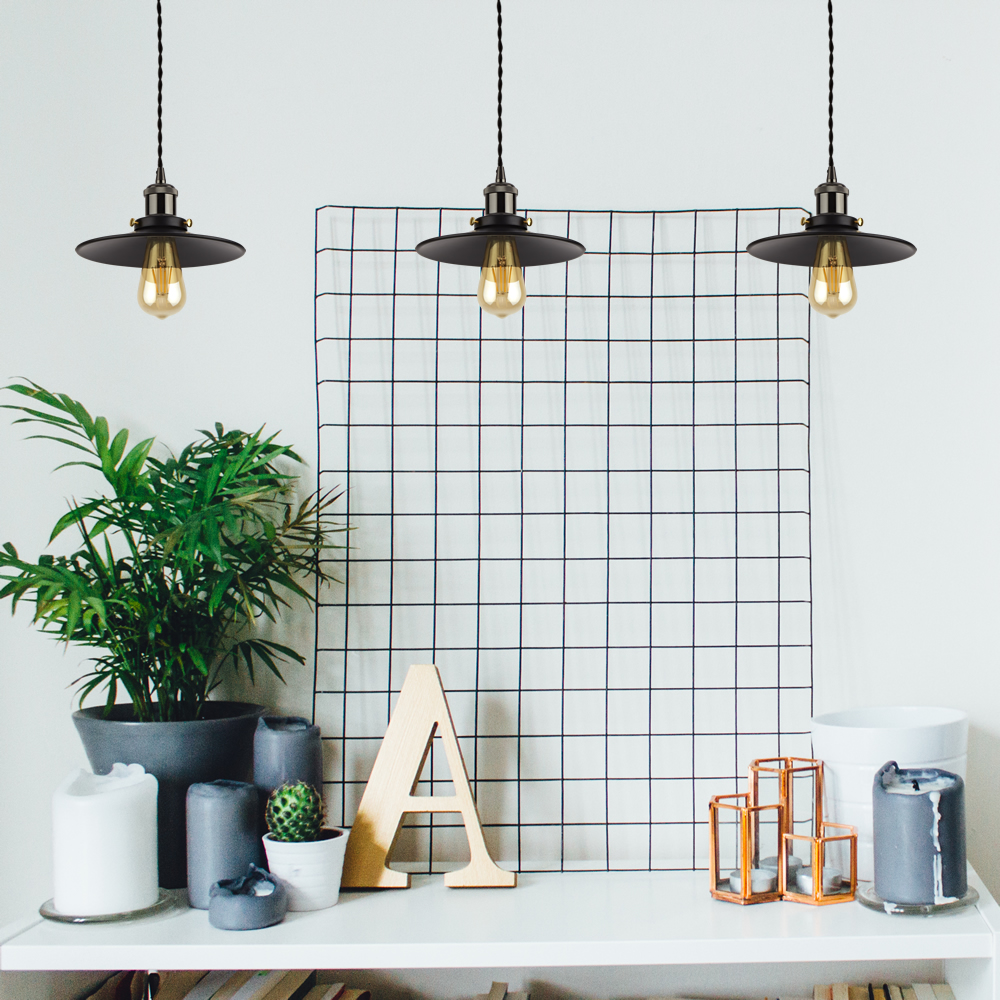 Biard Noord Hanglamp E27 Zwart - ( keus uit 5 fitting kleuren)