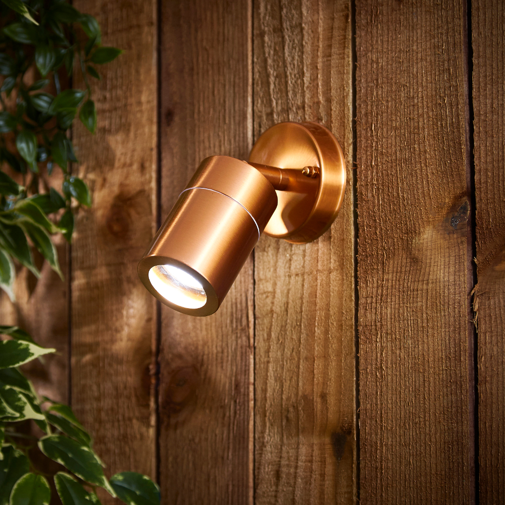 Biard Le Mans Stalen Ronde Wandlamp Koper - IP44