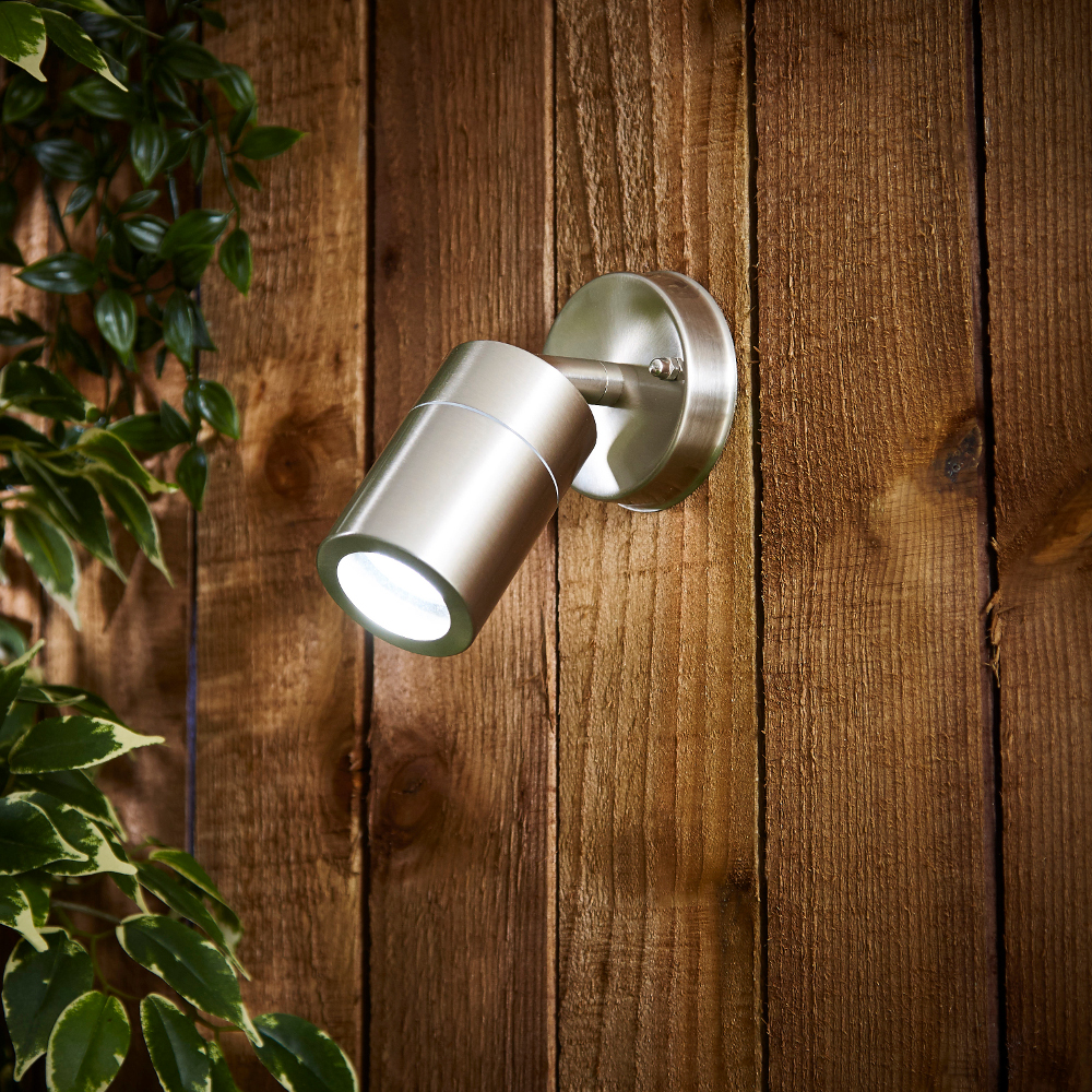 Biard Le Mans Stalen Ronde Wandlamp RVS - IP44