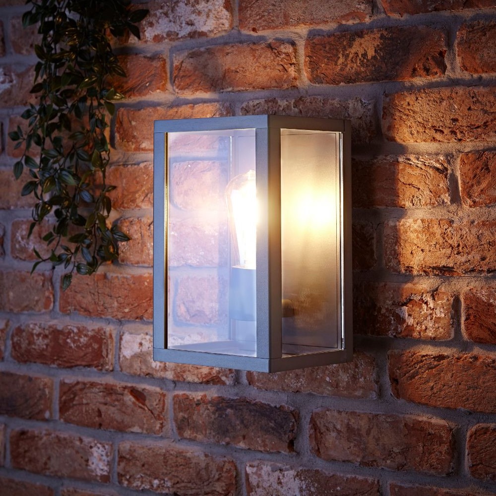 Bonn IP54 Wandlamp - Antraciet