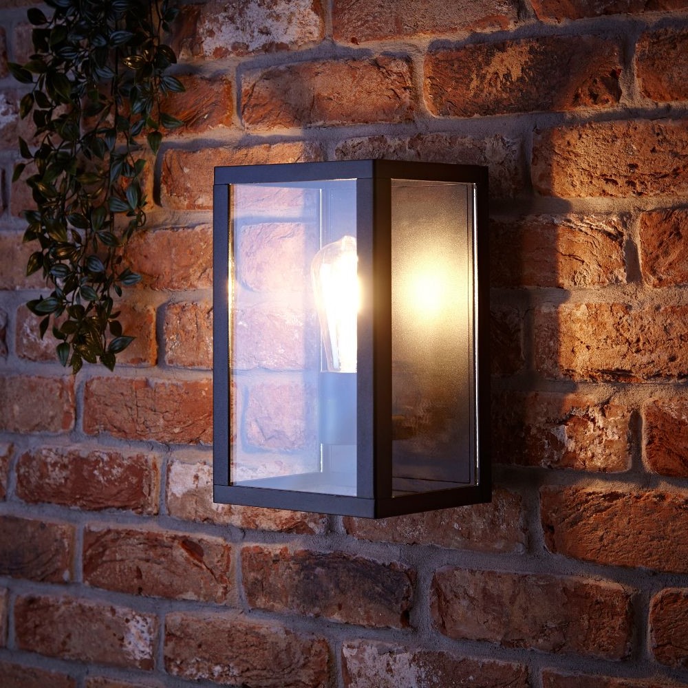 Bonn IP54 Wandlamp - Zwart