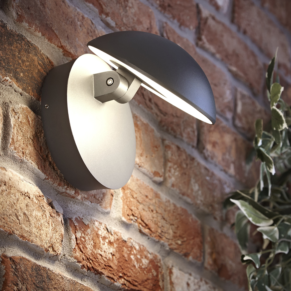 Biard Piombino Verstelbare LED 13W IP54 Wandlamp - Antraciet