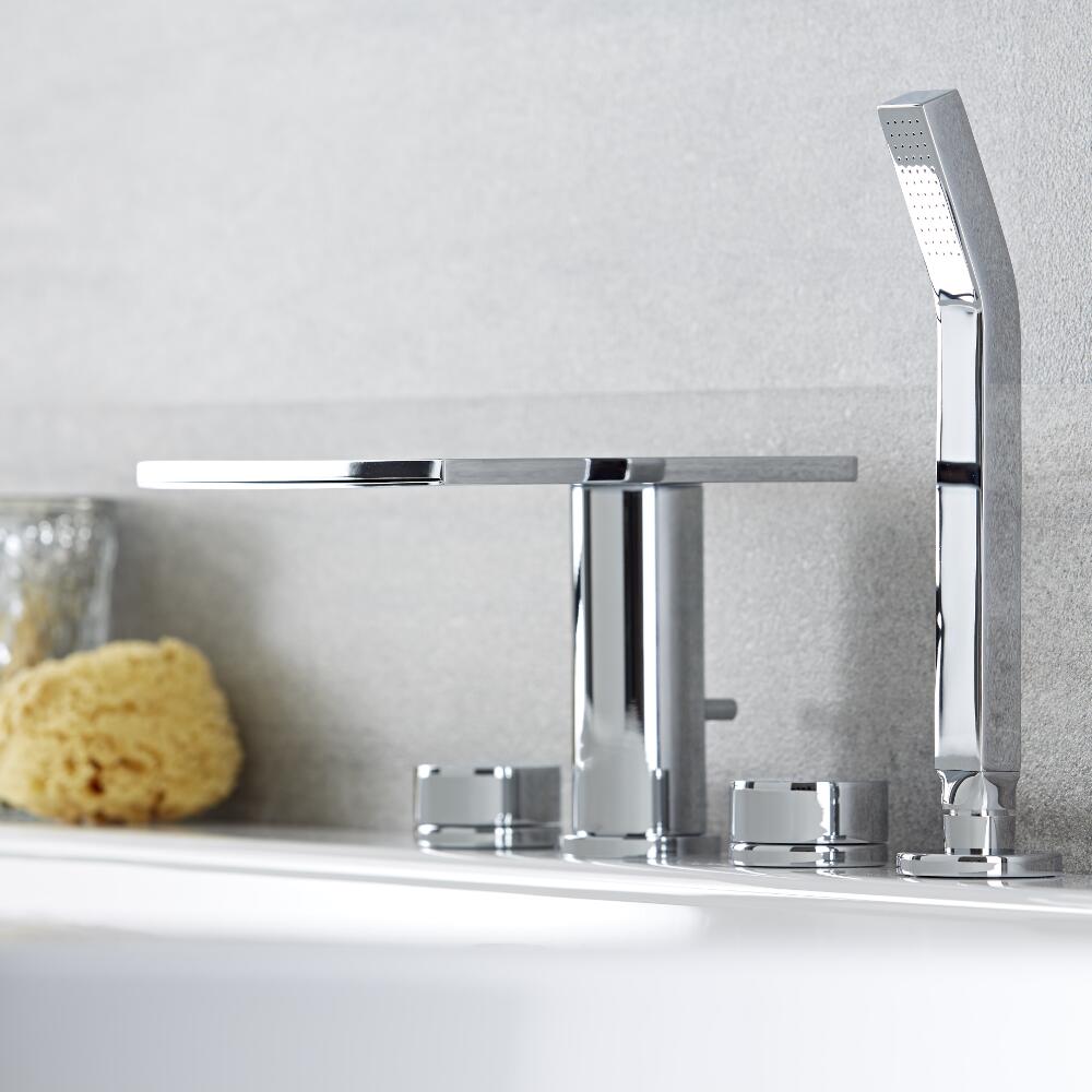 Blade 4-gats Badmengkraan met Handdouche - Watervaleffect