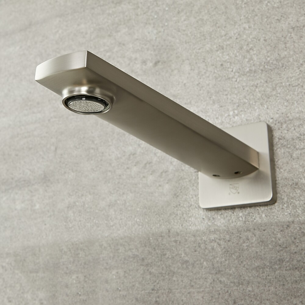 Baduitloop17,3cm Geborsteld Nikkel | Harting