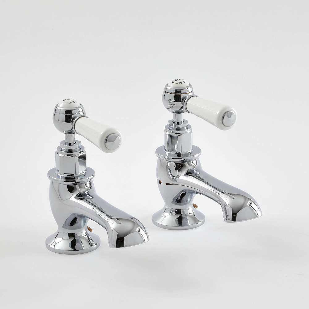 2 x Badkraantjes Klassiek Steel Handvat | Kies de Afwerking | Elizabeth