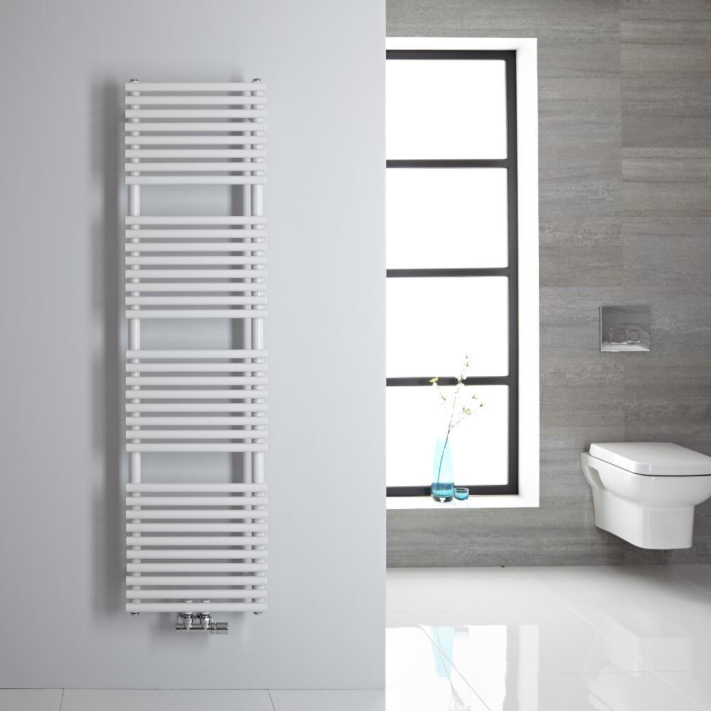 Magera Handdoekradiator met Middenonderaansluiting Wit 152,1cm x 40cm 408Watt