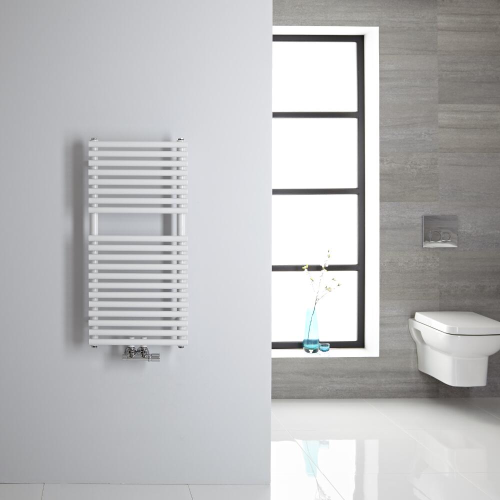 Magera Handdoekradiator met Middenonderaansluiting Wit 83,5cm x 40cm 304Watt