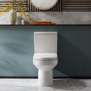 Duoblok Toilet Modern met Soft-Close Toiletzitting | Keuze Afwerking Spoelknop | Covelly