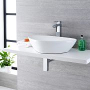 Opzetwastafel Ovaal 59cm x 39cm Wit | Select