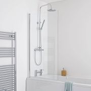 Badwand Rechthoekig Draaibaar 80cm x 140cm | Keuze Afwerking