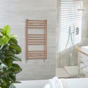 Handdoekradiator Recht - Metallic | Keuze Afmeting en Afwerking | Kent