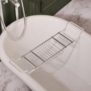Badrek Klassiek Chromen 18cm x 70,5cm-84,5cm | Elizabeth