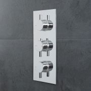 Douchekraan Thermostatisch Inbouw 2-Weg Chroom | Como