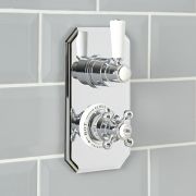 Hudson Reed Elizabeth - Douchekraan Thermostatisch Inbouw 1-Weg Klassiek - Chroom en Wit