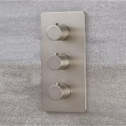 Harting 2-weg Thermostatische Inbouwdouchekraan Geborsteld Nikkel
