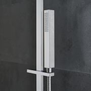 Handdouche van ABS Vierkant met Chromen Afwerking | Kubix