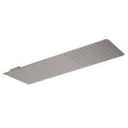 Douchekop met Waterval 20 x 50cm Geborsteld Nikkel | Harting