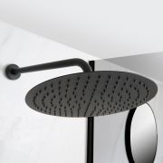 Nox Douchekop d.30cm Rond Zwart