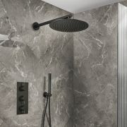 Douchekraan Thermostatisch 2-Weg met aan de Muur Gemonteerde Douchekop en Handdouche Modern | Keuze Afwerking | Otto