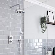 Hudson Reed Elizabeth - Douchekraan Thermostatisch Inbouw 2-Weg Klassiek met Omstel - Chroom en Wit