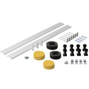 Douchebak Plint & Poten Kit tot 120cm voor Vierkant & Rechthoekig