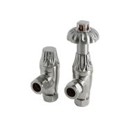 Radiatorkranen Thermostatisch Haaks Antieke Stijl | Keuze Afwerking | Windsor