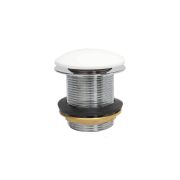 Pop-Up Afvoerplug 60mm voor Bad zonder Overloop - Wit