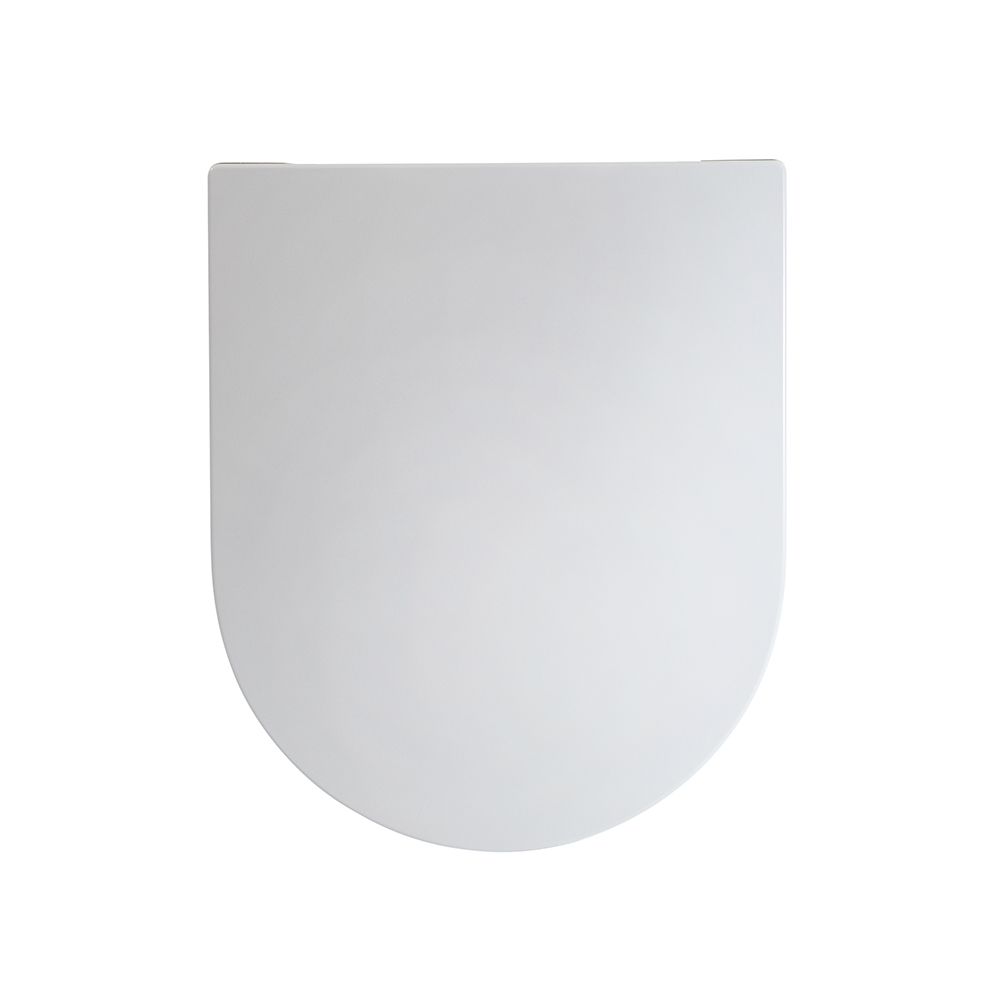 Outlet - Sphinx 280 toiletzitting met deksel voor closetpot staand wit