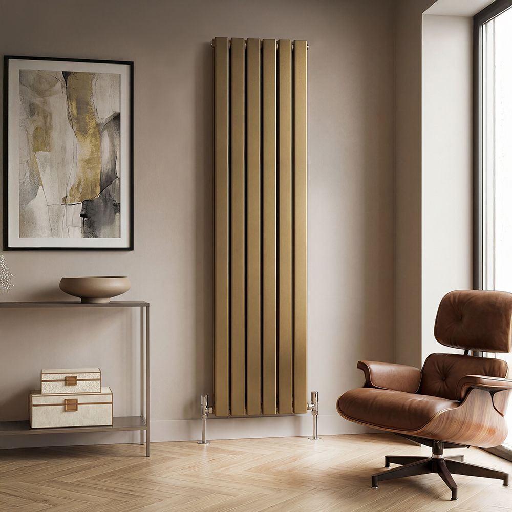 Verticale Design Radiator | Kies uit Diverse Metallic Kleuren | Keuze ...