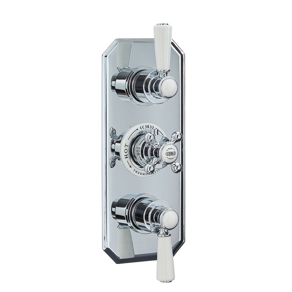 Schütte Thermostatische Douchemengkraan Schutte Ocean Met Planchet Chroom Wit 4 6033