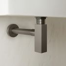 Wastafel Sifon Gunmetal Grey | Orno