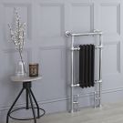Handdoekradiator CV Klassiek 93cm x 45,2cm - Chroom/Zwart | Elizabeth