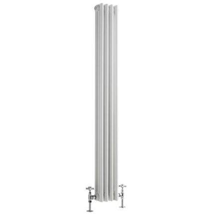 Kolomradiator CV Verticaal 3-Koloms Klassiek 150cm x 20cm - Wit | Windsor