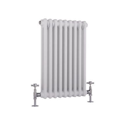Kolomradiator CV Horizontaal 2-Koloms Klassiek 60cm x 42,5cm - Wit | Windsor