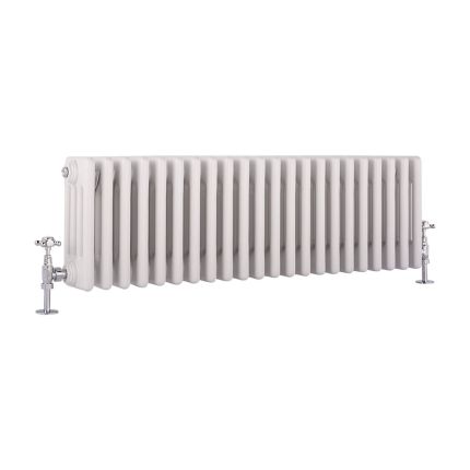 Kolomradiator CV Horizontaal 4-Koloms Klassiek 30cm x 101cm - Wit | Windsor