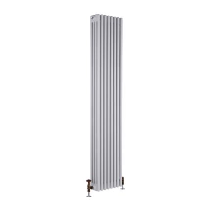 Kolomradiator CV Verticaal 4-Koloms Klassiek 180cm x 38cm - Wit | Windsor