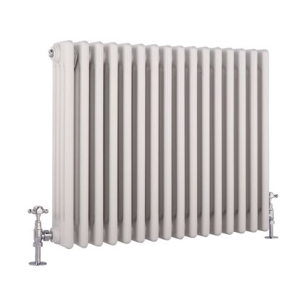 Kolomradiator CV Horizontaal 4-Koloms Klassiek 60cm x 78,5cm - Wit | Windsor