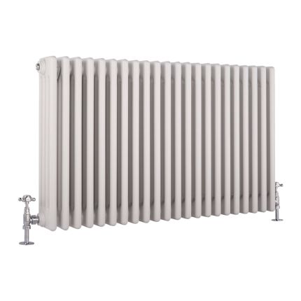 Kolomradiator CV Horizontaal 4-Koloms Klassiek 60cm x 101cm - Wit | Windsor