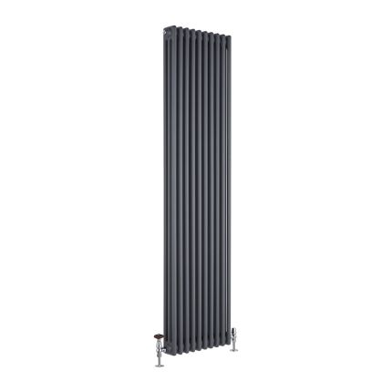 Kolomradiator CV Verticaal 3-Koloms Klassiek 180cm x 47cm - Antraciet | Windsor