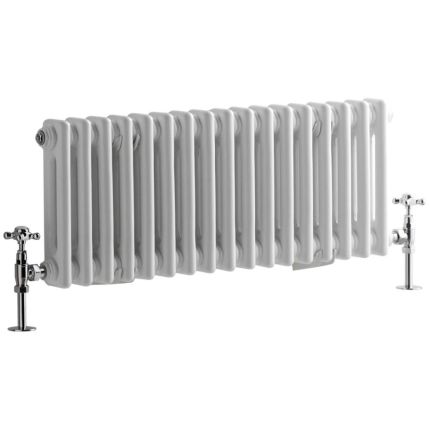 Kolomradiator CV Horizontaal 2-Koloms Klassiek 30cm x 78,5cm - Wit | Windsor