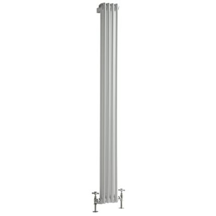 Kolomradiator CV Verticaal 2-Koloms Klassiek 180cm x 20cm - Wit | Windsor