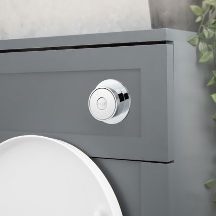 Bedieningspaneel WC Rond Klassiek - Chroom