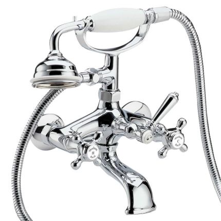Badmengkraan 2-Gats Klassiek met Handdouche Chroom | Select
