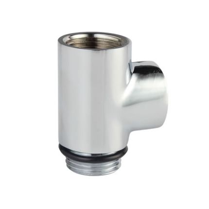 T-Stuk voor Hybride / Dual Fuel Radiator - Chroom