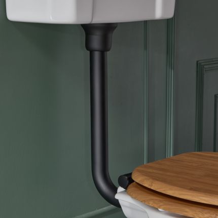 Valpijp Laaghangend Klassiek Reservoir - Zwart | Elizabeth