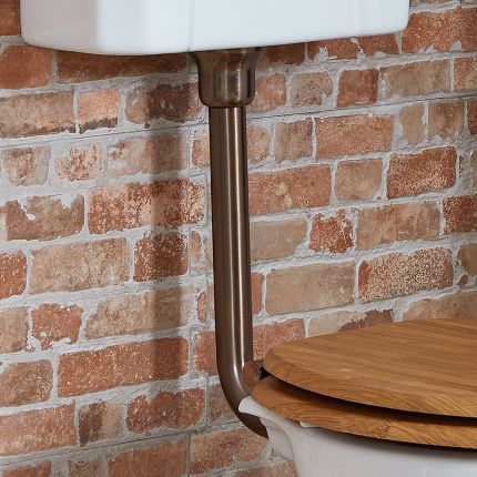 Valpijp Laaghangend Klassiek Reservoir - Olie Gewreven Brons | Elizabeth