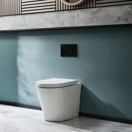 Staand Toilet Modern Wit met Softclose WC-bril | Alswear