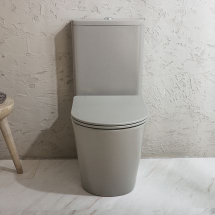 Duoblok Toilet Modern Rond met Soft-Close Toiletzitting | Keuze Afwerking | Elements
