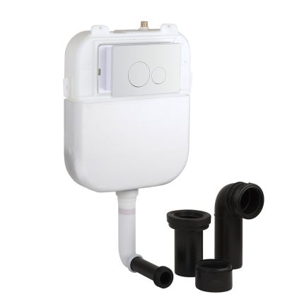 Inbouwreservoir voor Staand Toilet | Keuze Bedieningsplaat