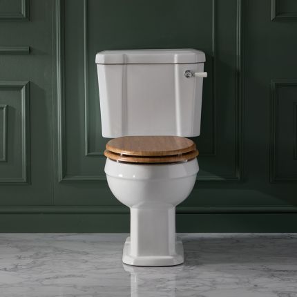 Duoblok Toilet Keramisch Klassiek Wit met Stortbak | Keuze WC-Bril | Richmond